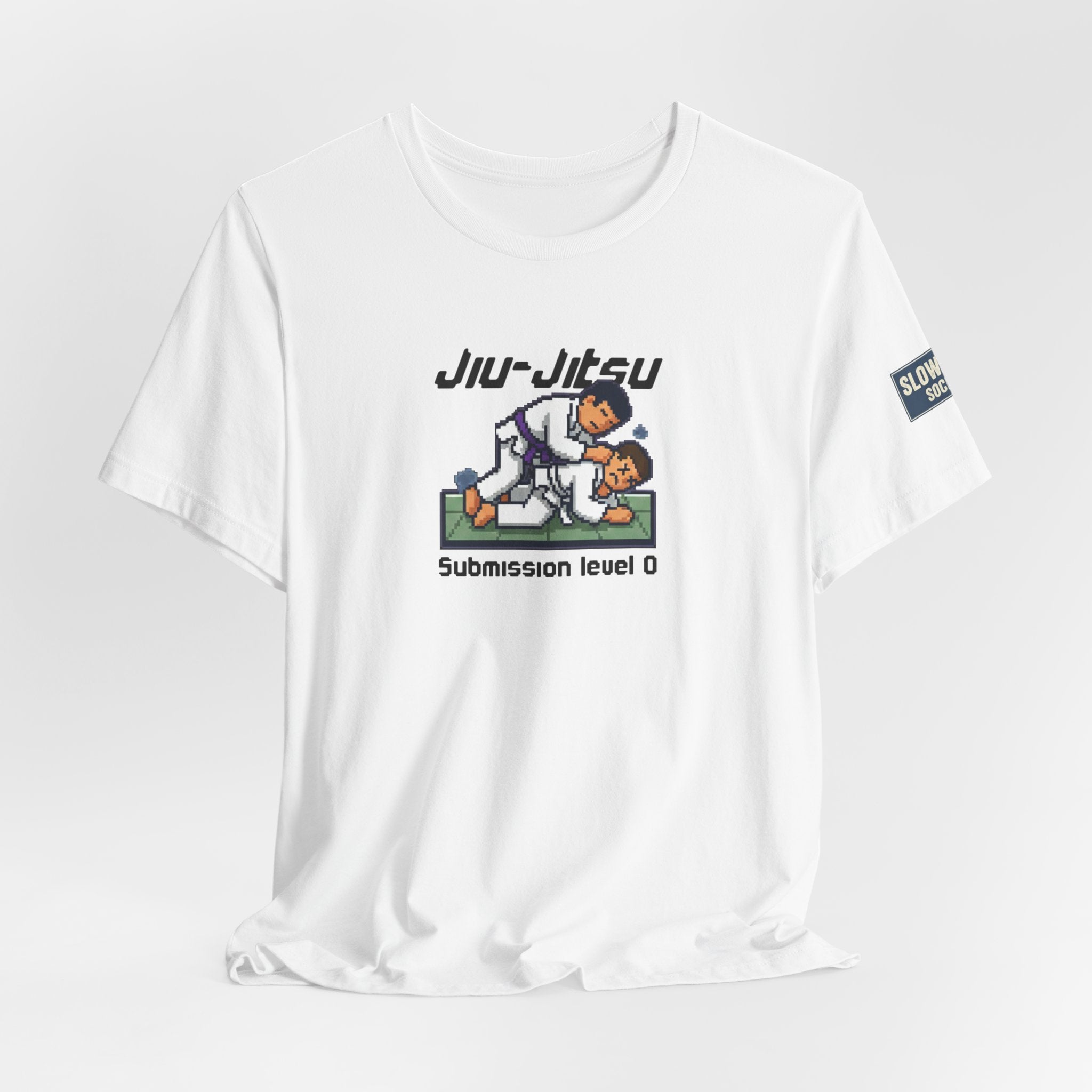 Jiu-Jitsu T-Shirt — "Submission Level 0" 8Bit Gaming Humor Tee