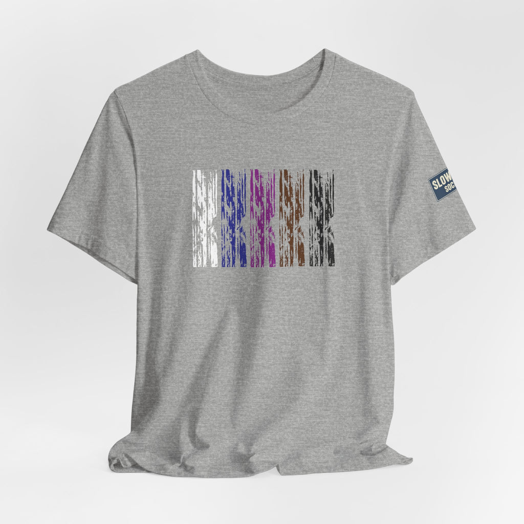 Jiu Jitsu Belt Rank Tee — BJJ Belt Color Barcode Design