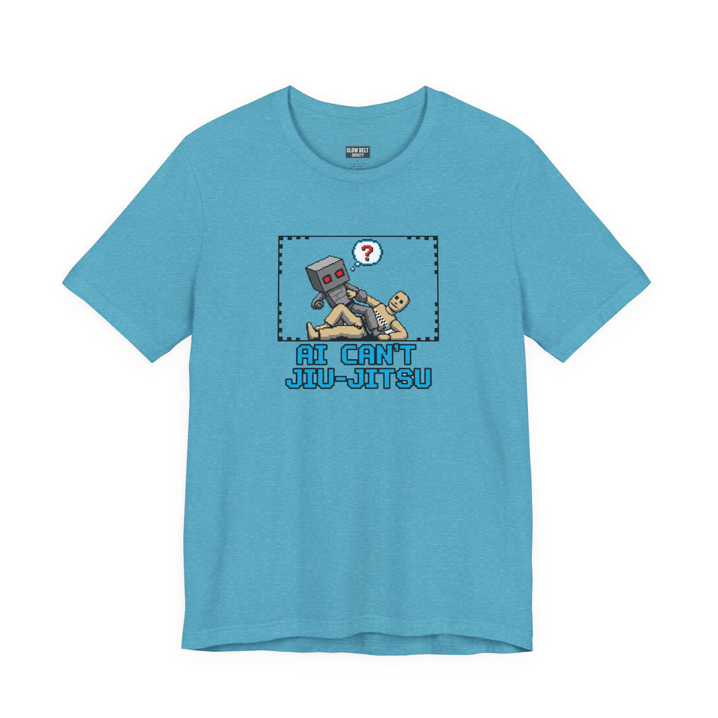 Jiu-Jitsu Robot Graphic Tee — "AI Can't Jiu-Jitsu"