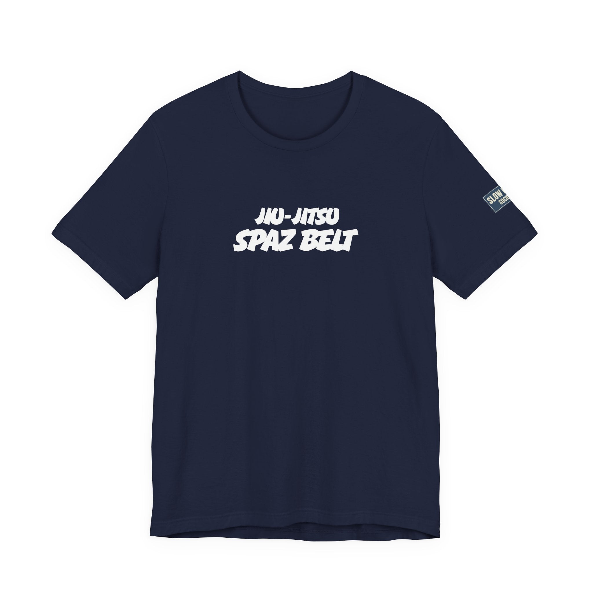 Jiu-Jitsu Spaz Belt Tee -White Belt Humor