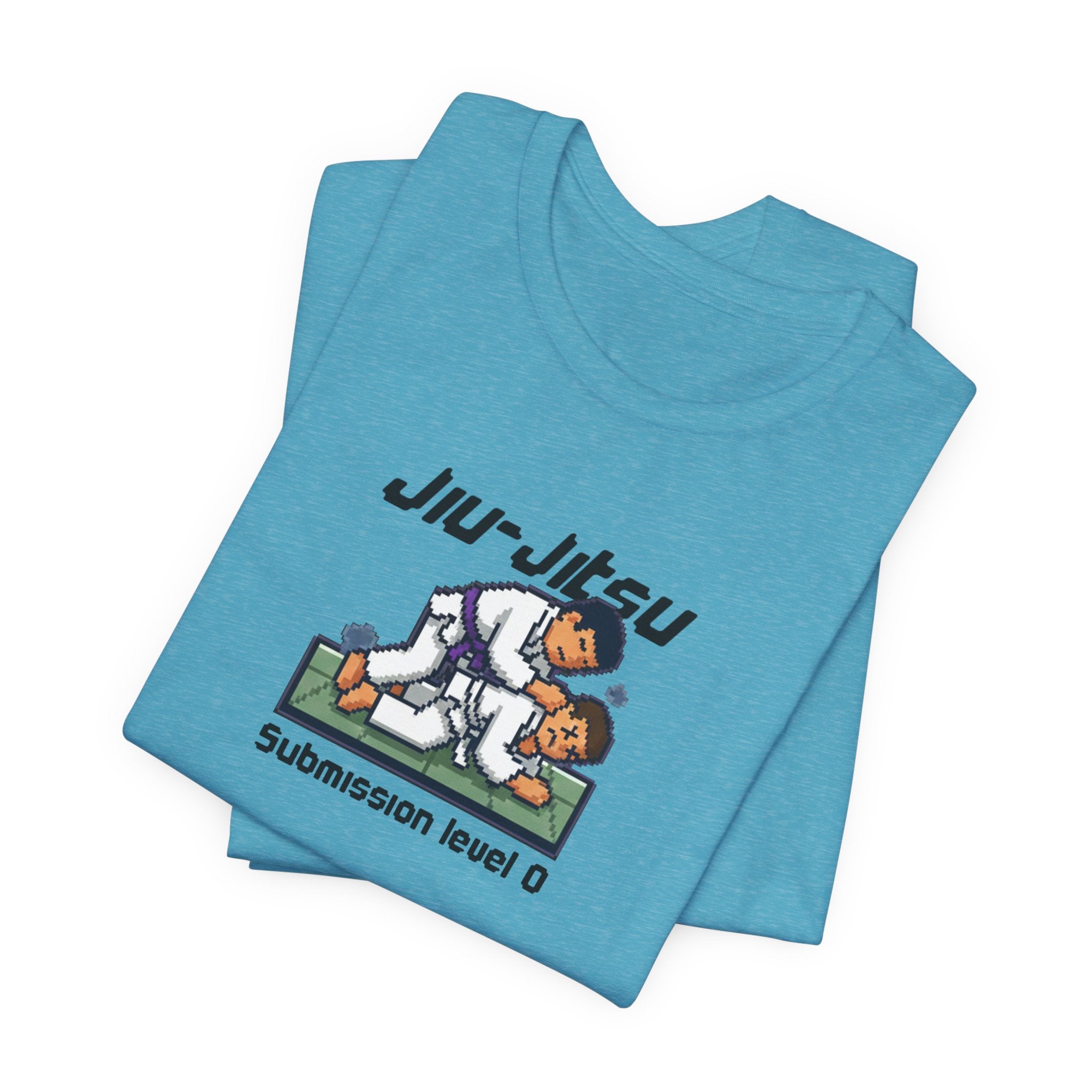 Jiu-Jitsu T-Shirt — "Submission Level 0" 8Bit Gaming Humor Tee