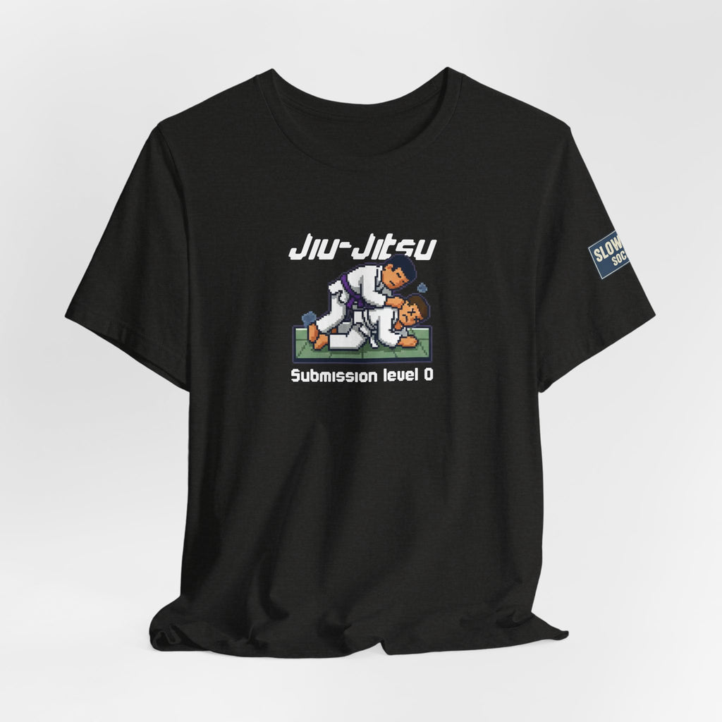 Jiu-Jitsu Graphic Tee – "Submission Level 0" Casual Martial Arts Shirt