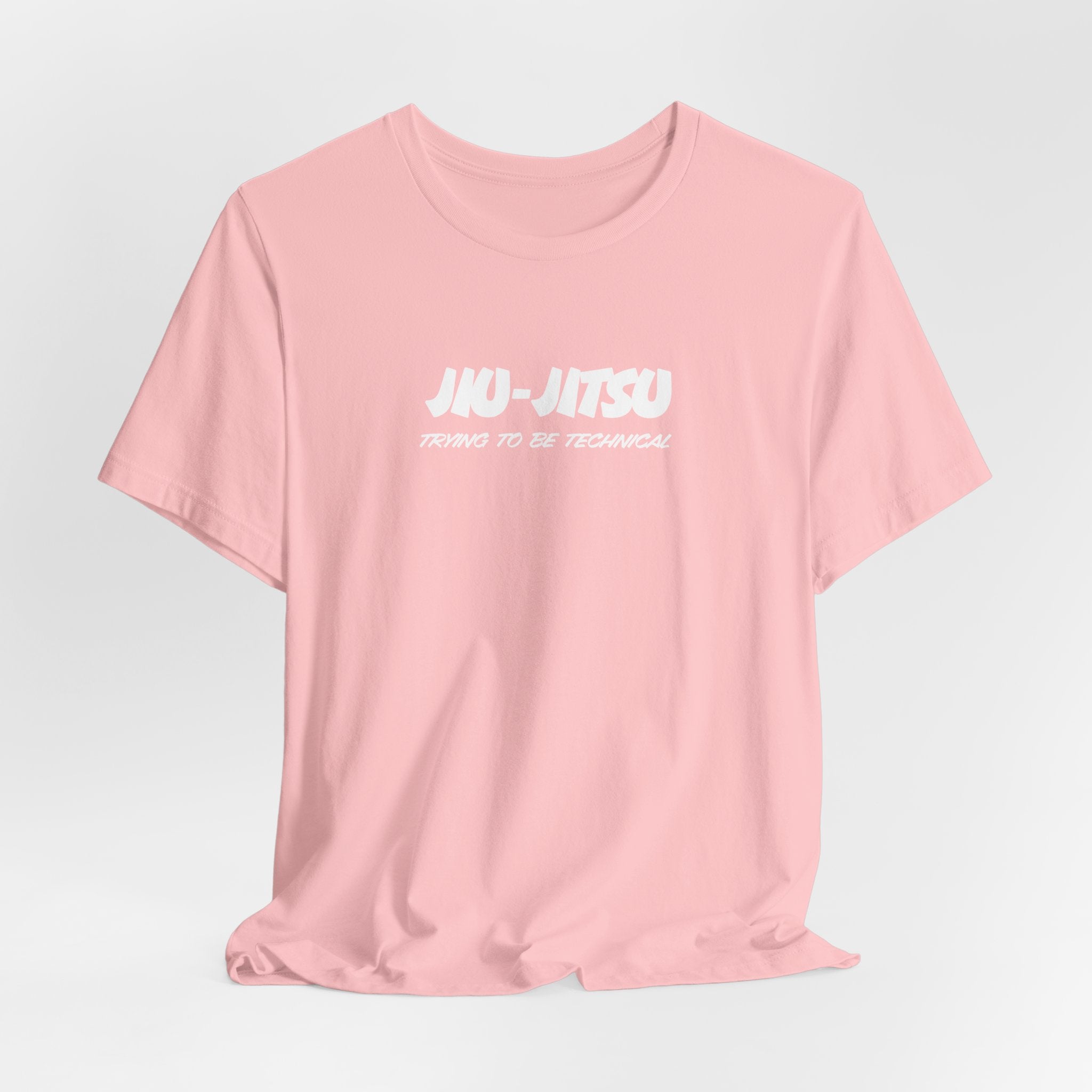 Jiu-Jitsu Training Tee – "Jiu-Jitsu: Trying to Be Technical" Cotton Shirt