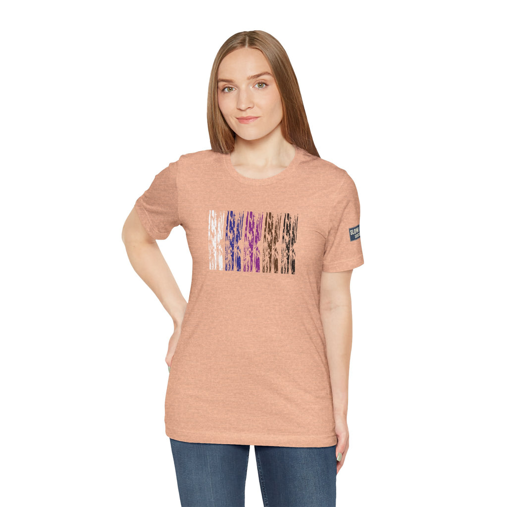 Jiu Jitsu Belt Rank Tee — BJJ Belt Color Barcode Design