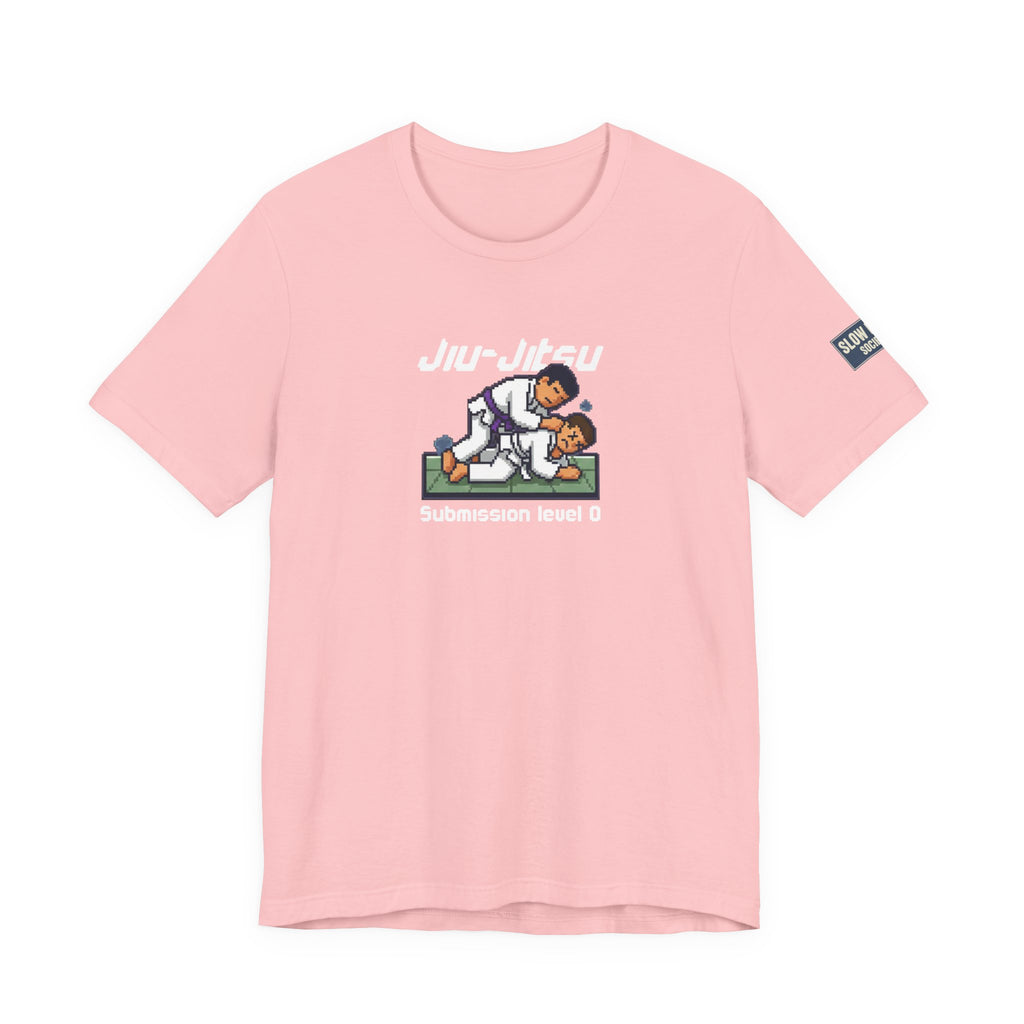 Jiu-Jitsu Graphic Tee – "Submission Level 0" Casual Martial Arts Shirt