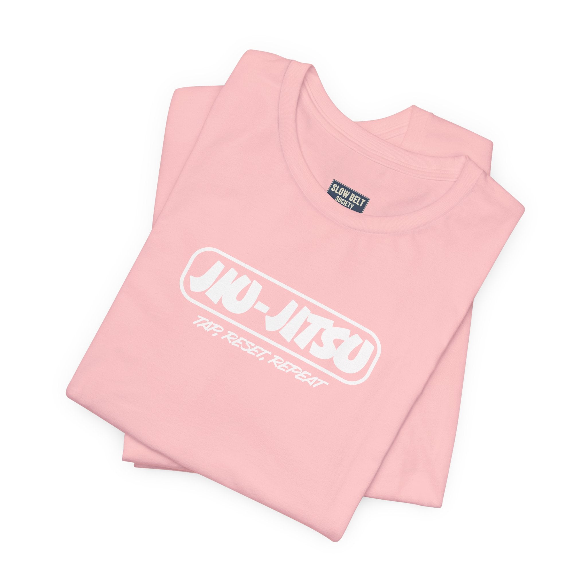 Jiu-Jitsu Logo T-Shirt — "Jiu-Jitsu: Tap, Reset, Repeat" Martial Arts Tee