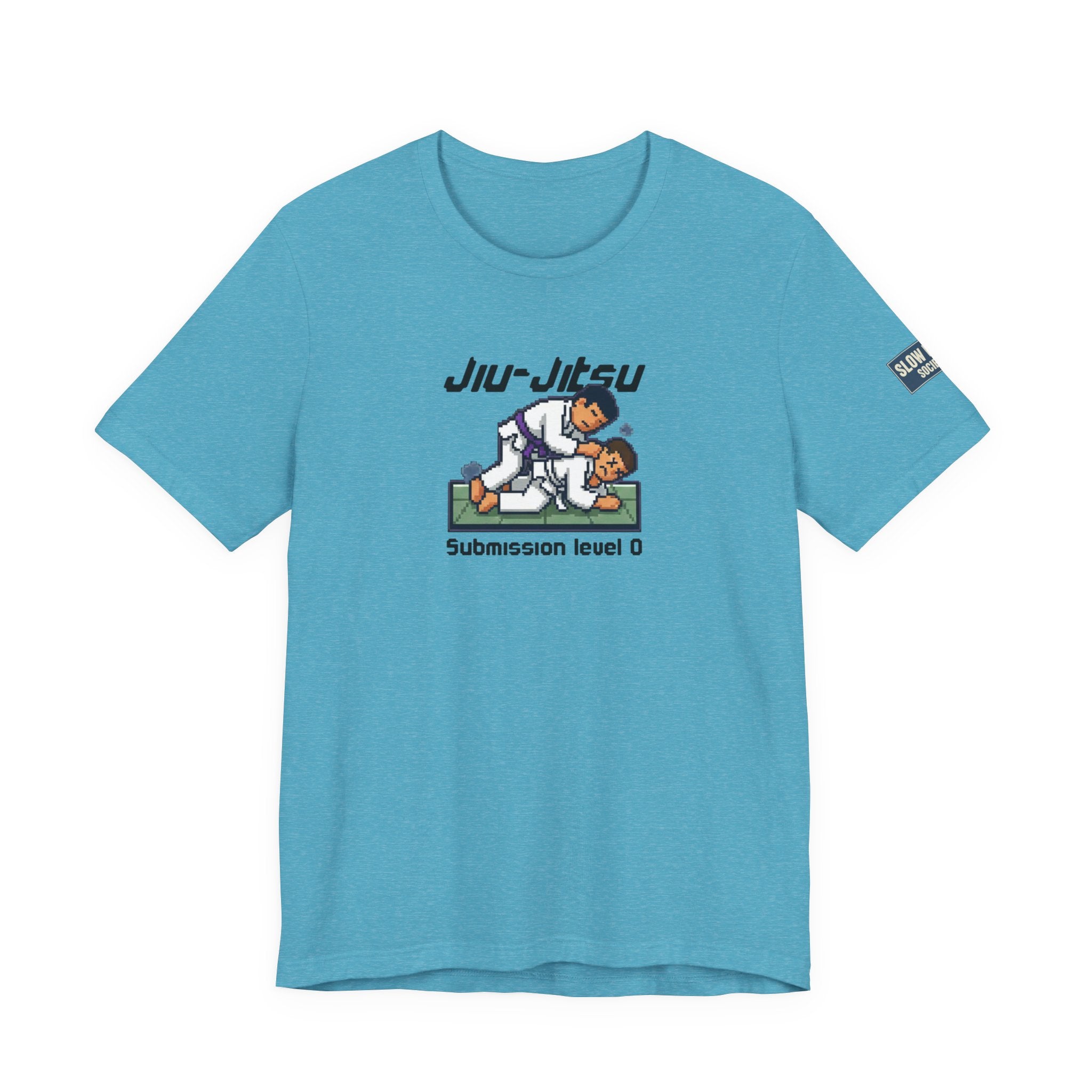 Jiu-Jitsu T-Shirt — "Submission Level 0" 8Bit Gaming Humor Tee