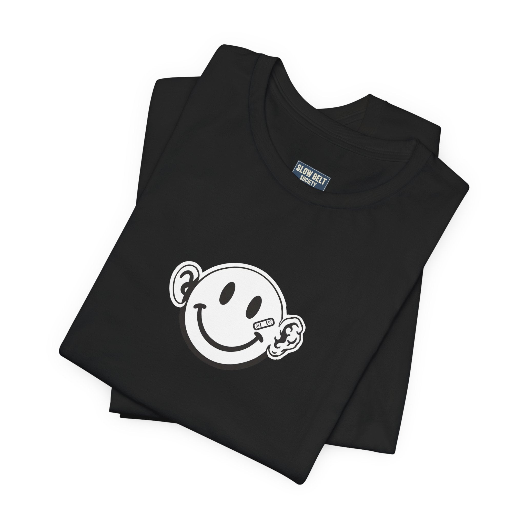 Smiley Street Cred Graphic Tee — Cauliflower Ear Smiley Face T-Shirt