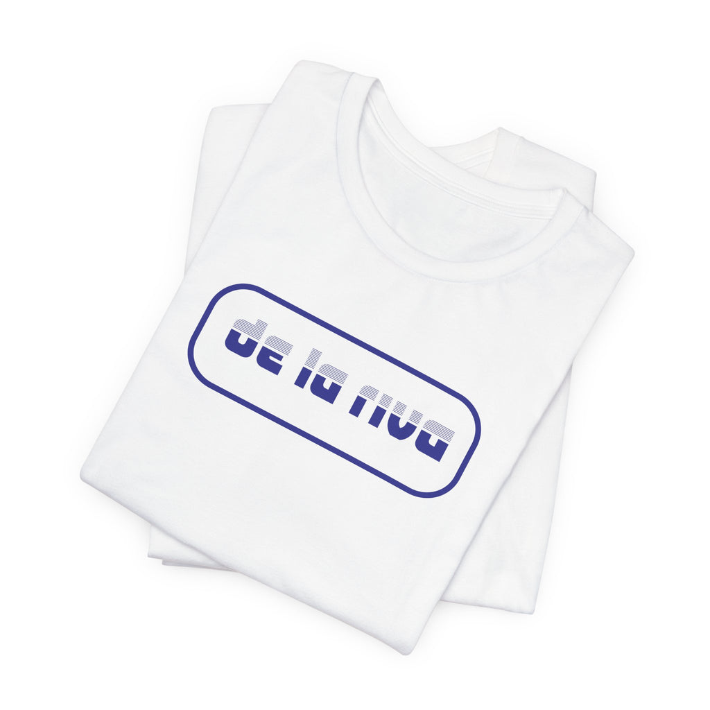 De La Riva Tee — Blue Graphic T-Shirt