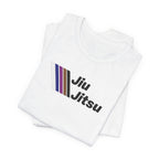 Jiu Jitsu Stripes Tee — Retro Martial Arts T‑Shirt