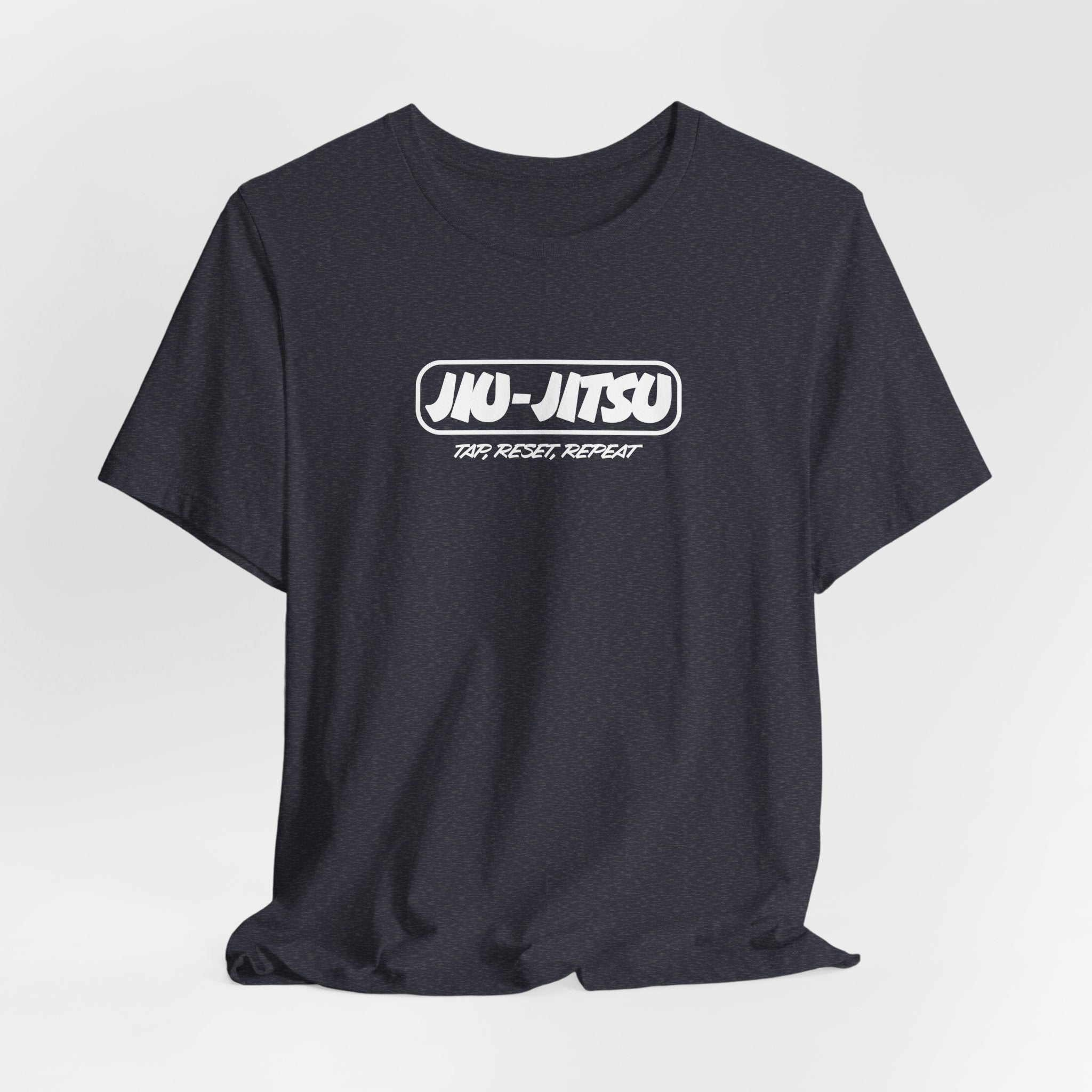 Jiu-Jitsu Logo T-Shirt — "Jiu-Jitsu: Tap, Reset, Repeat" Martial Arts Tee