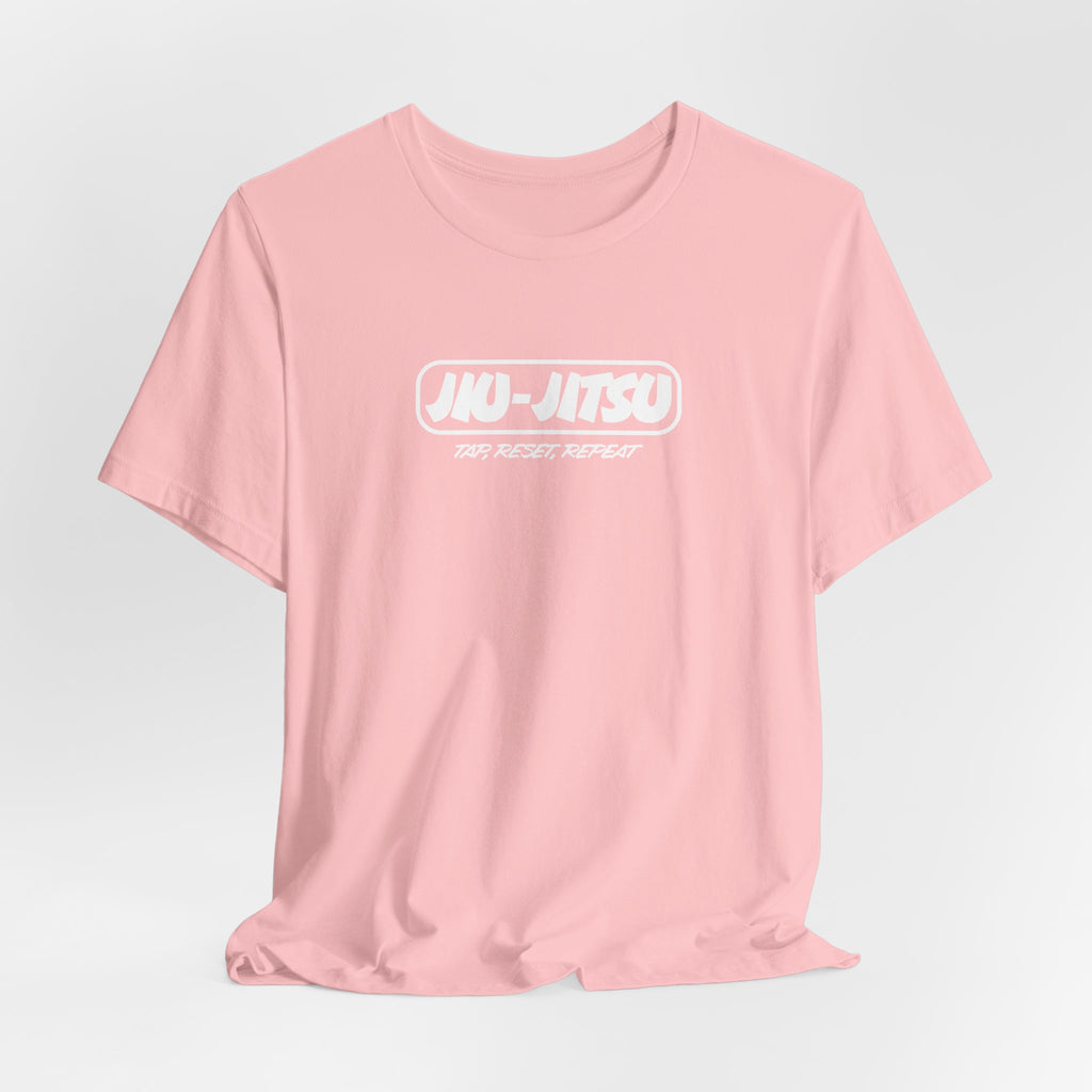 Jiu-Jitsu Logo T-Shirt — "Jiu-Jitsu: Tap, Reset, Repeat" Martial Arts Tee