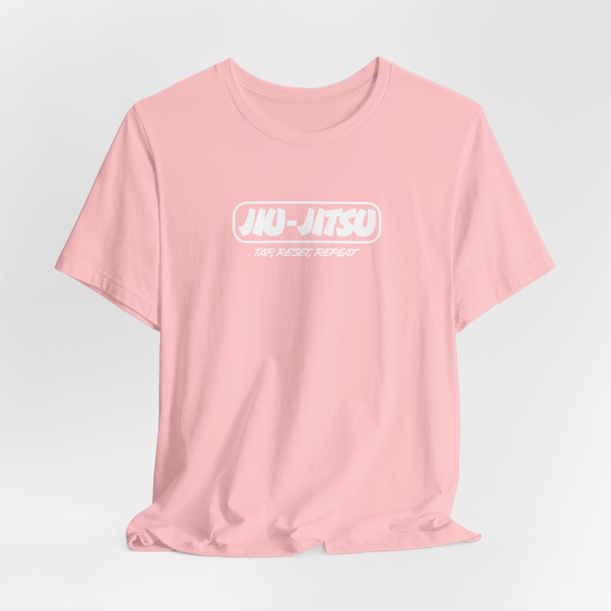 Jiu-Jitsu Logo T-Shirt — "Jiu-Jitsu: Tap, Reset, Repeat" Martial Arts Tee