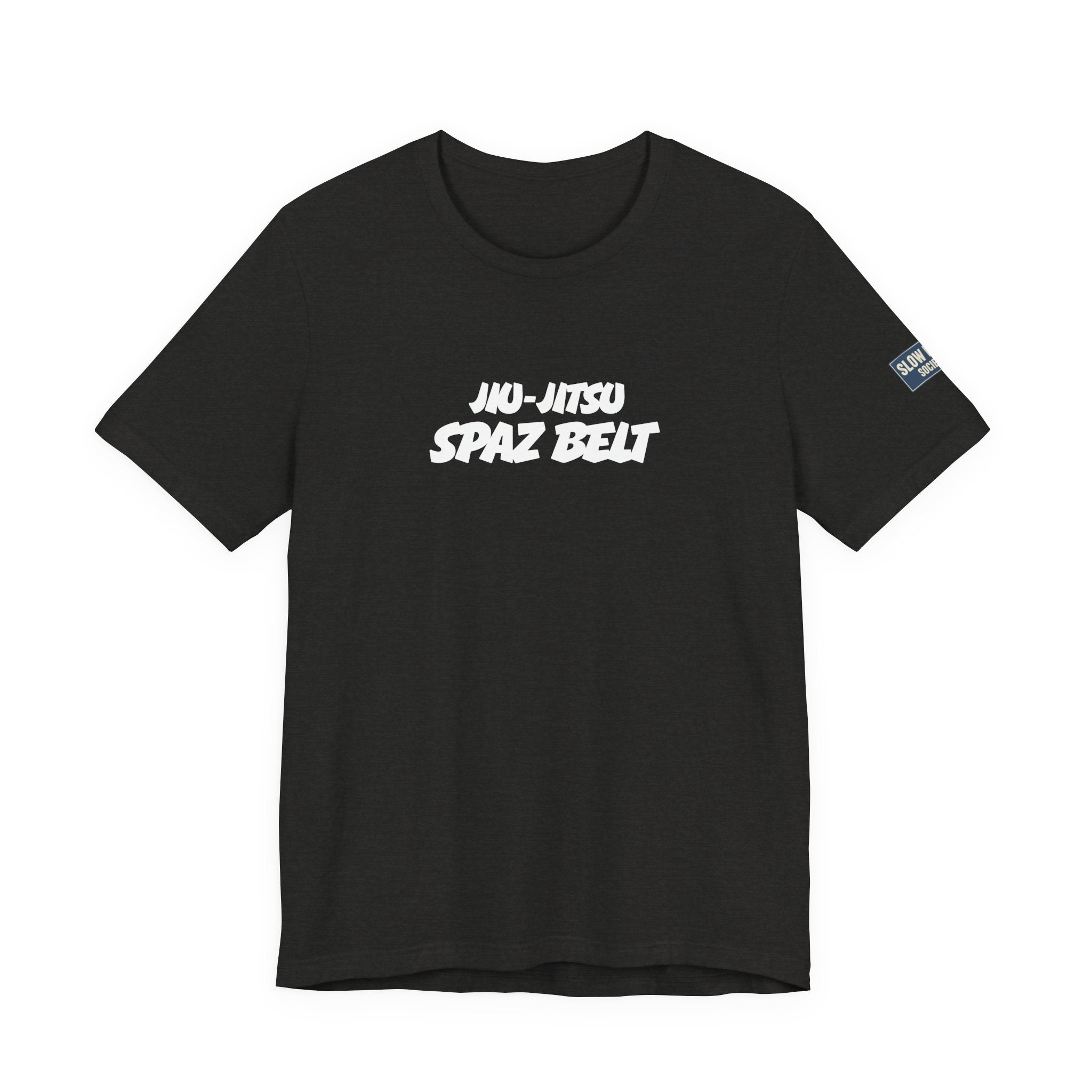 Jiu-Jitsu Spaz Belt Tee -White Belt Humor
