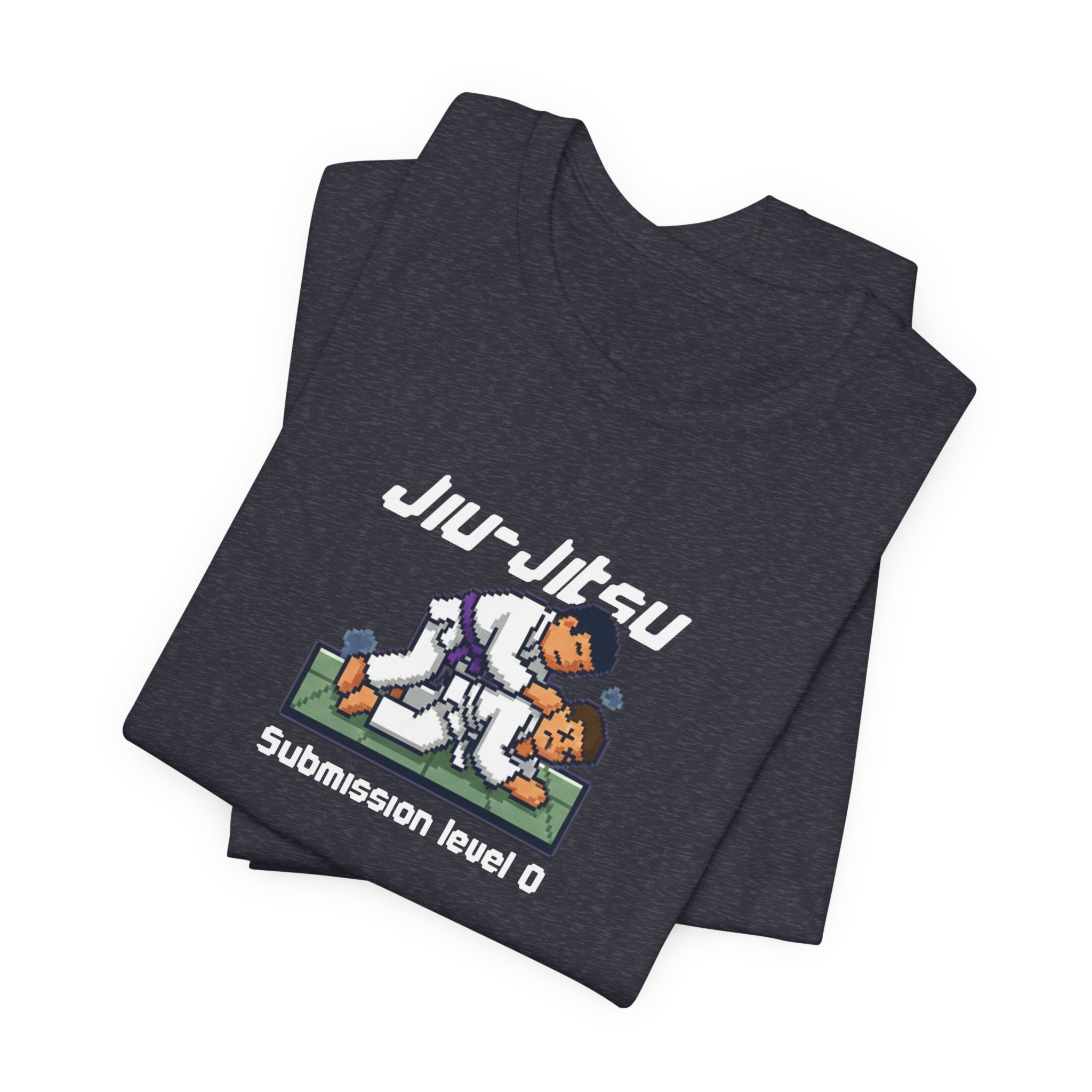 Jiu-Jitsu Graphic Tee – "Submission Level 0" Casual Martial Arts Shirt