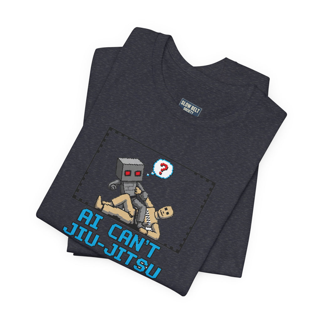 Jiu-Jitsu Robot Graphic Tee — "AI Can't Jiu-Jitsu"