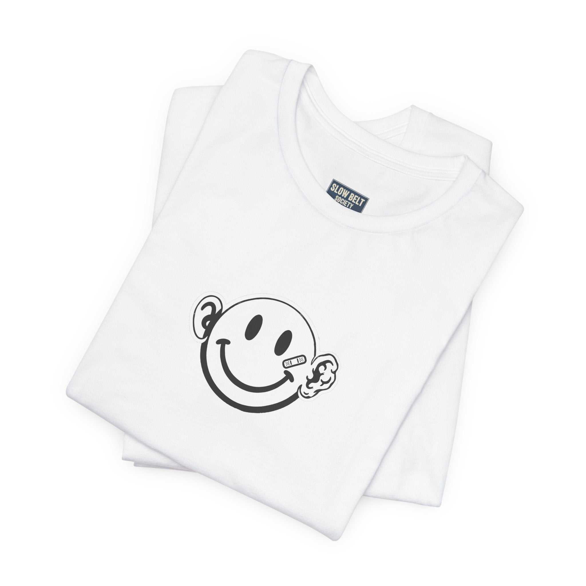 Smiley Street Cred Graphic Tee — Cauliflower Ear Smiley Face T-Shirt