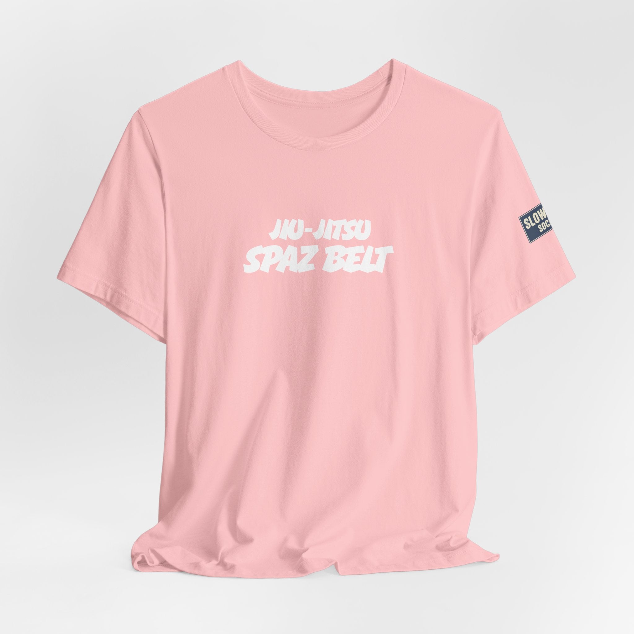 Jiu-Jitsu Spaz Belt Tee -White Belt Humor
