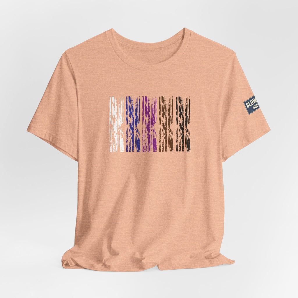 Jiu Jitsu Belt Rank Tee — BJJ Belt Color Barcode Design